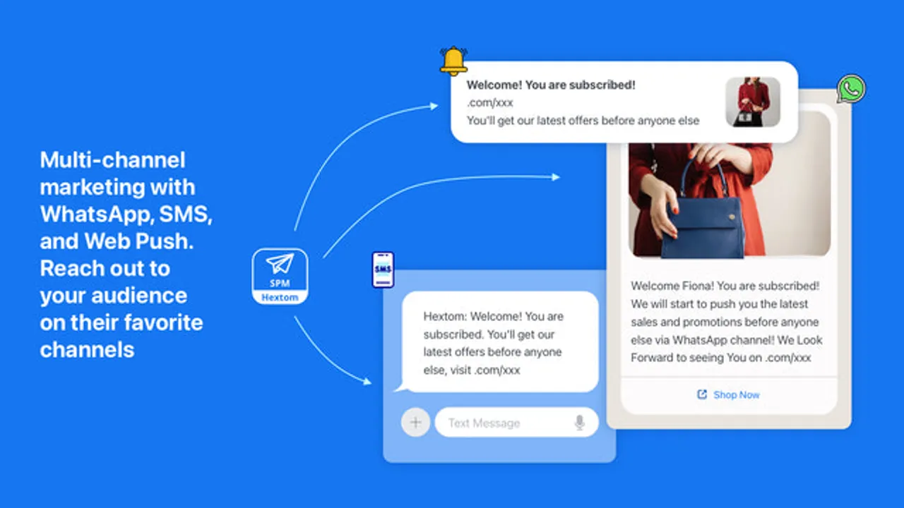 Hextom: WhatsApp, SMS & Push screenshot 1